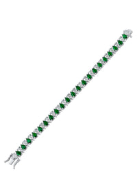 Alternating Pear CZ Bracelet