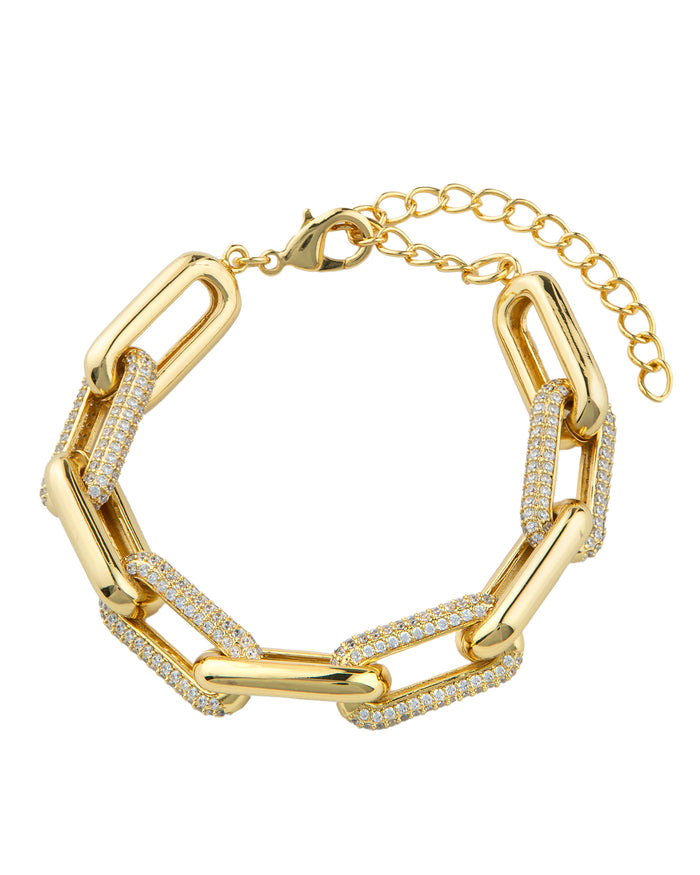 Pave Link Bracelet