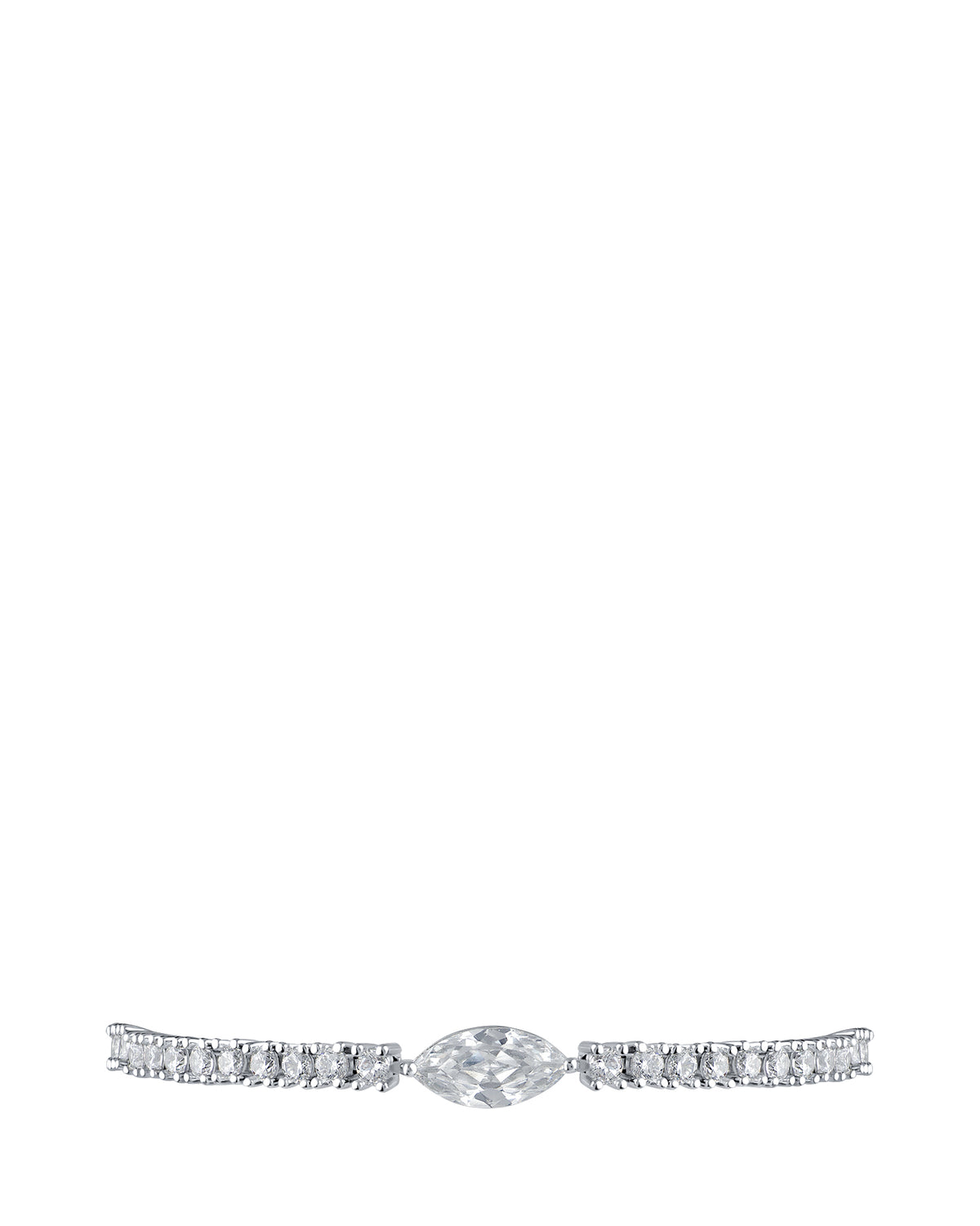 Round and Marquise CZ Bracelet