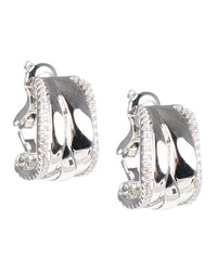 Shiny Hoop Earrings