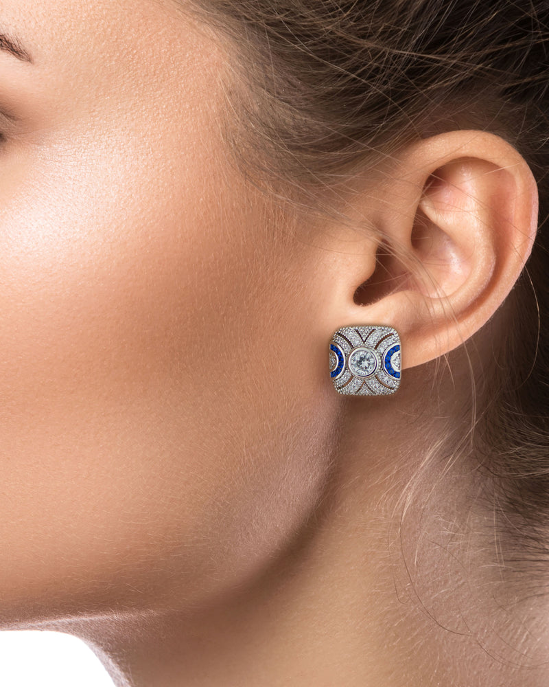 Square Deco Earrings