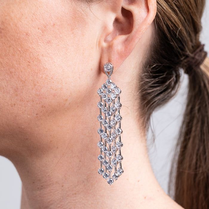 Round Fringe Earrings