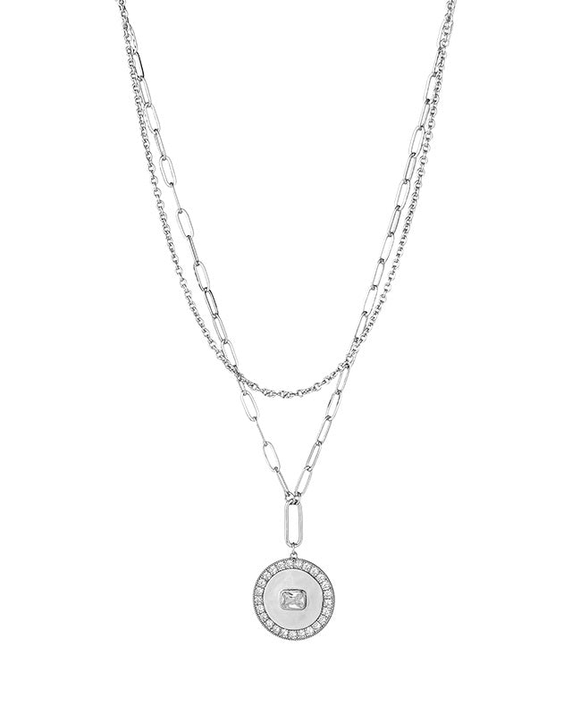 Double Stranded Disc Pendant