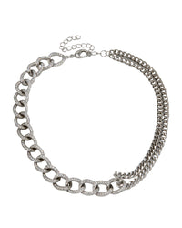 Interlocking Double Chain Necklace