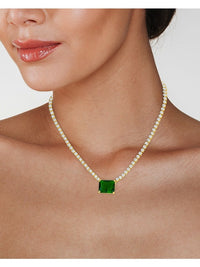 Tennis CZ with Emerald