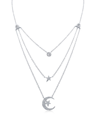 Pave CZ Chain Necklace