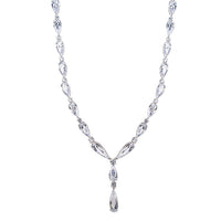 Elongated Pear Drop Necklace