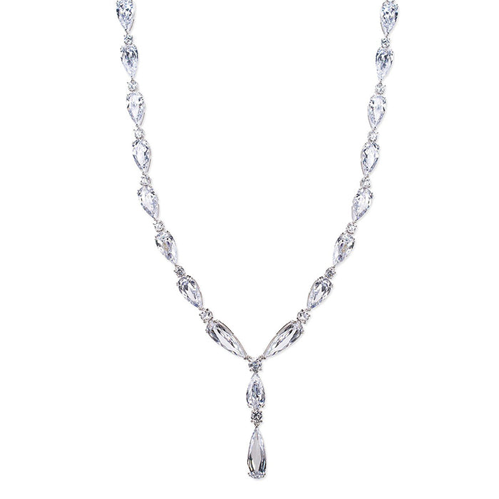 Elongated Pear Drop Necklace