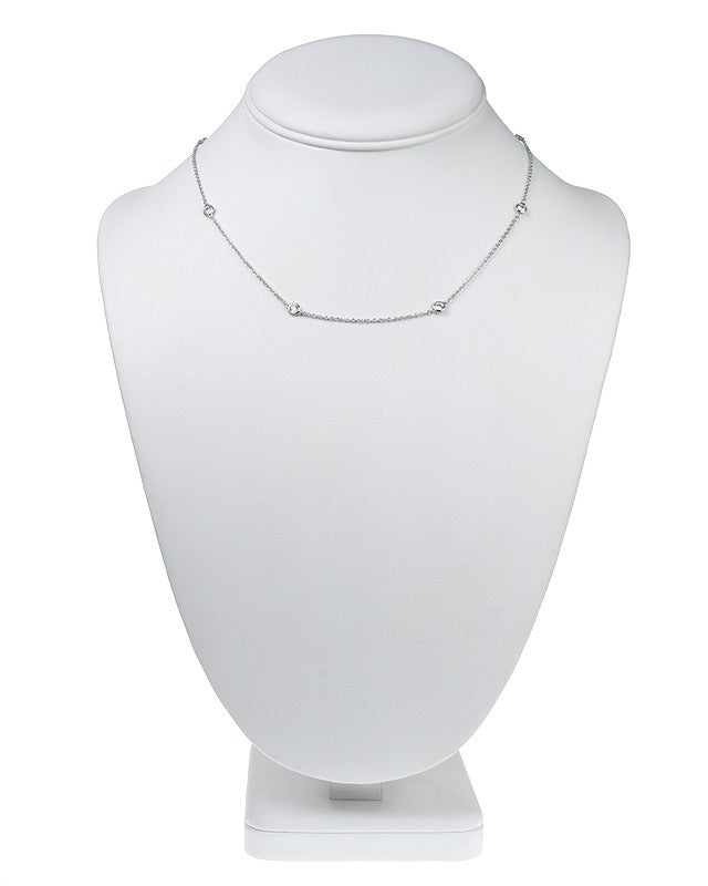 16" Delicate Diamonds by the Yard Necklace