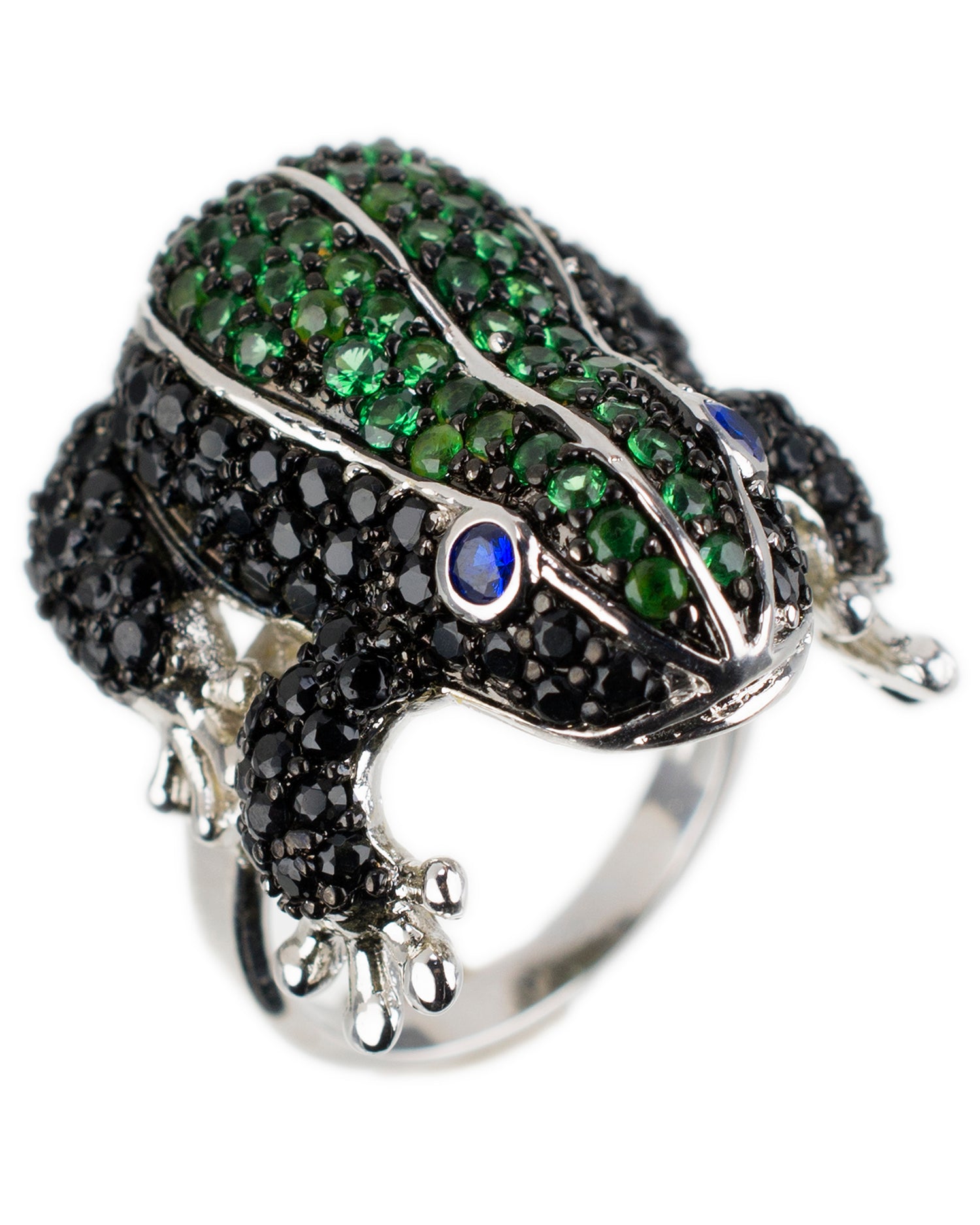 CZ Frog Ring