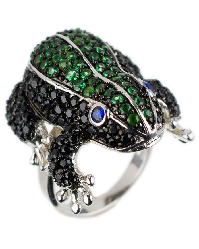 CZ Frog Ring