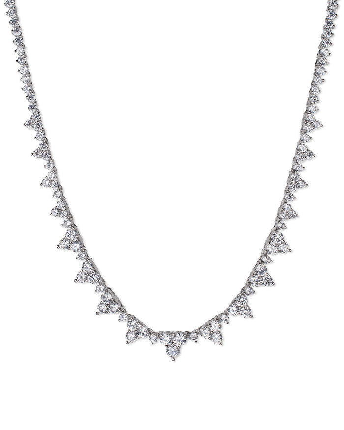 Triple Cluster Necklace