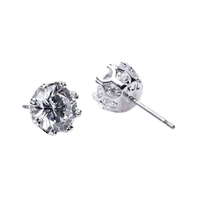 Crown Prong Studs
