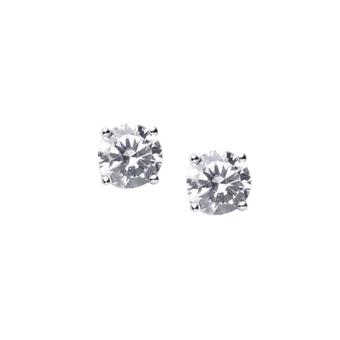 Black CZ Cluster Pear Drop Earring